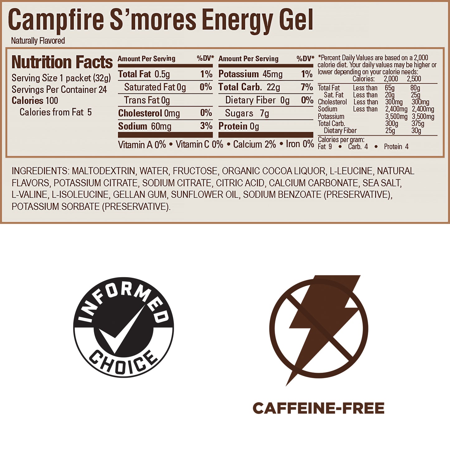 GU Energy Gel Campfire Smores