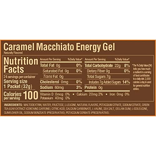 GU Energy Gel Caramel Macchiato Caffeine