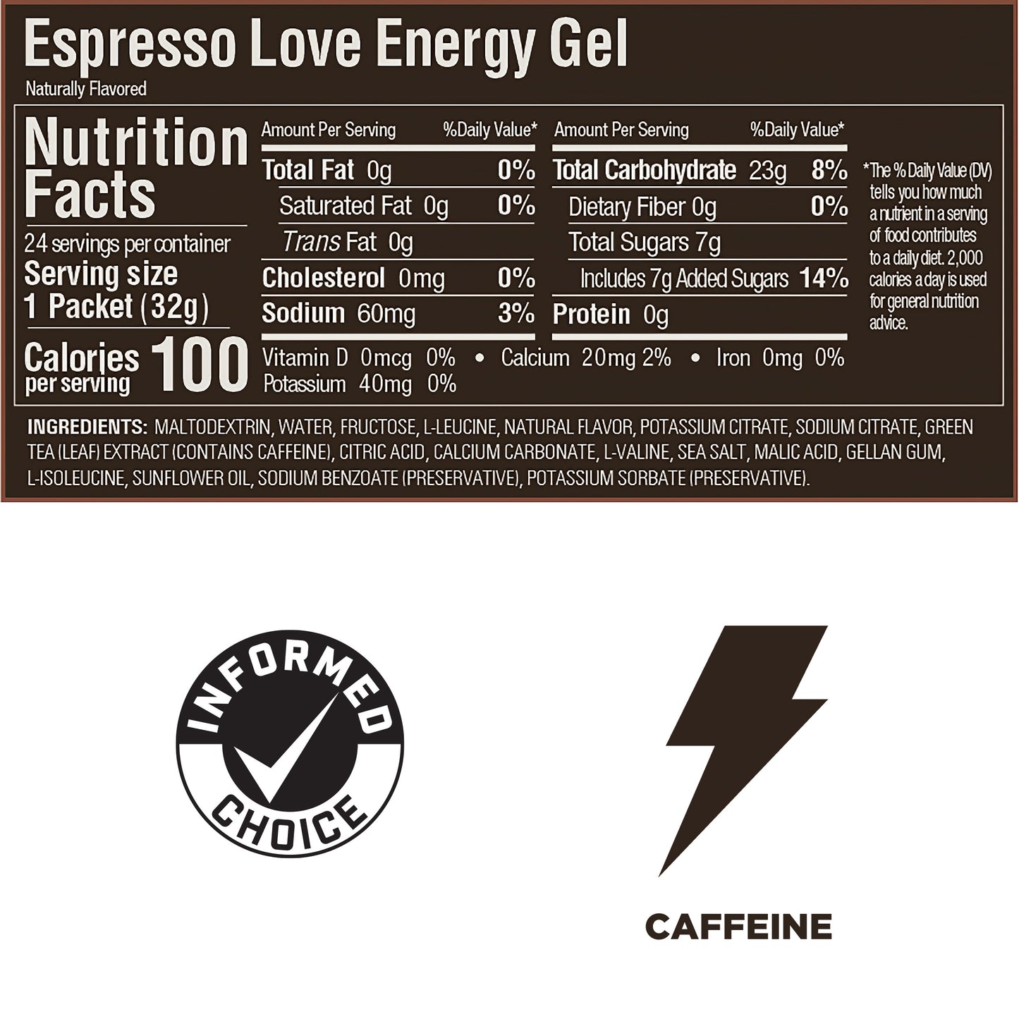 GU Energy Gel Espresso Love Caffeine