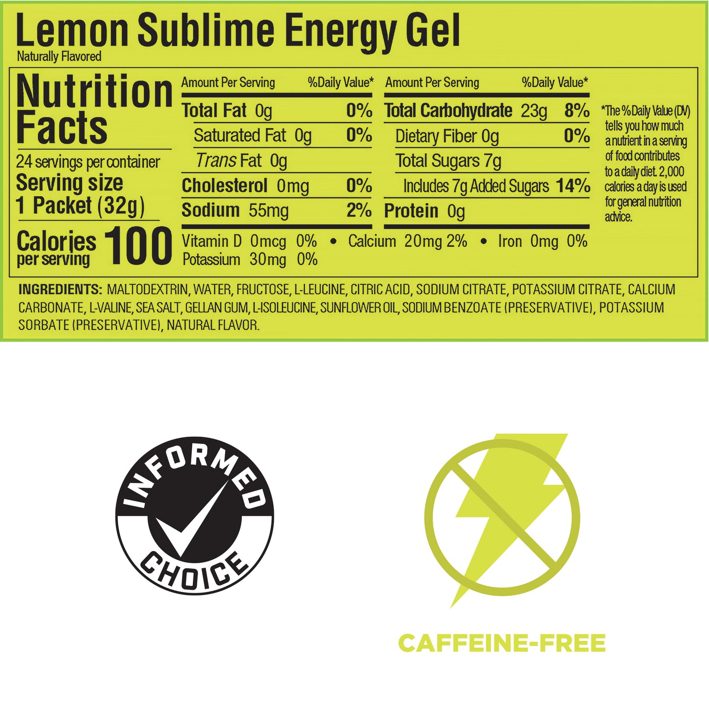 GU Energy Gel Lemon Sublime