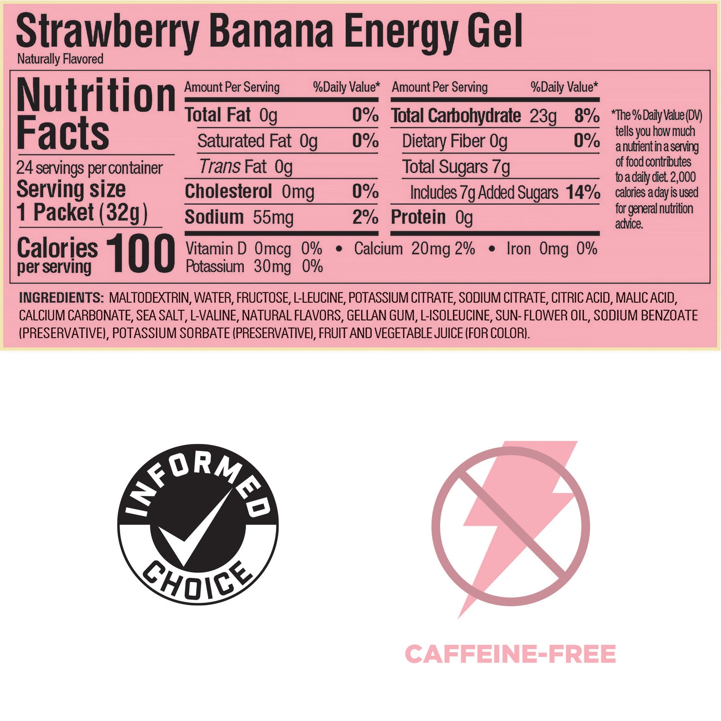 GU Energy Gel Strawberry Banana