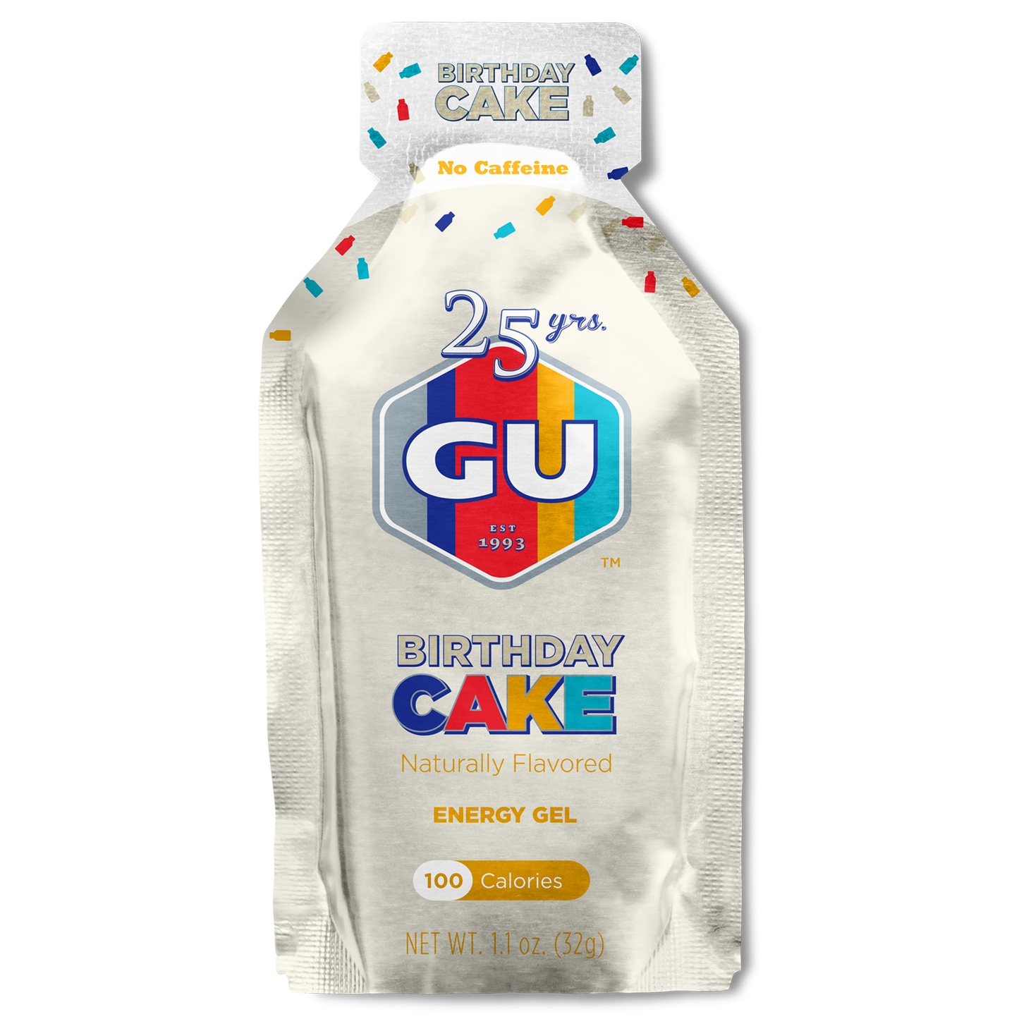 GU Energy Gel Birthday Cake