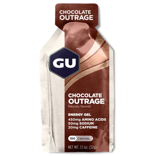 GU Energy Gel Chocolate Outrage Caffeine