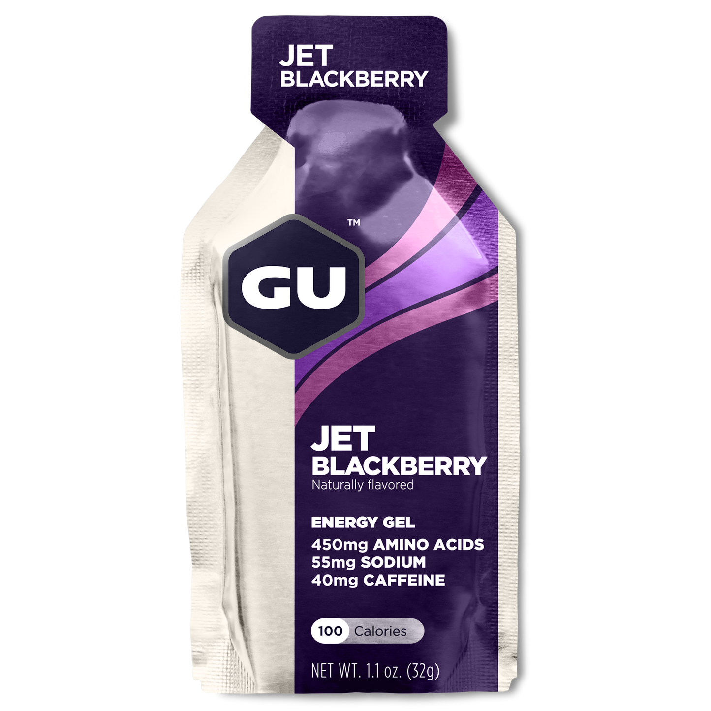 GU Energy Gel Jet Blackberry Caffeine