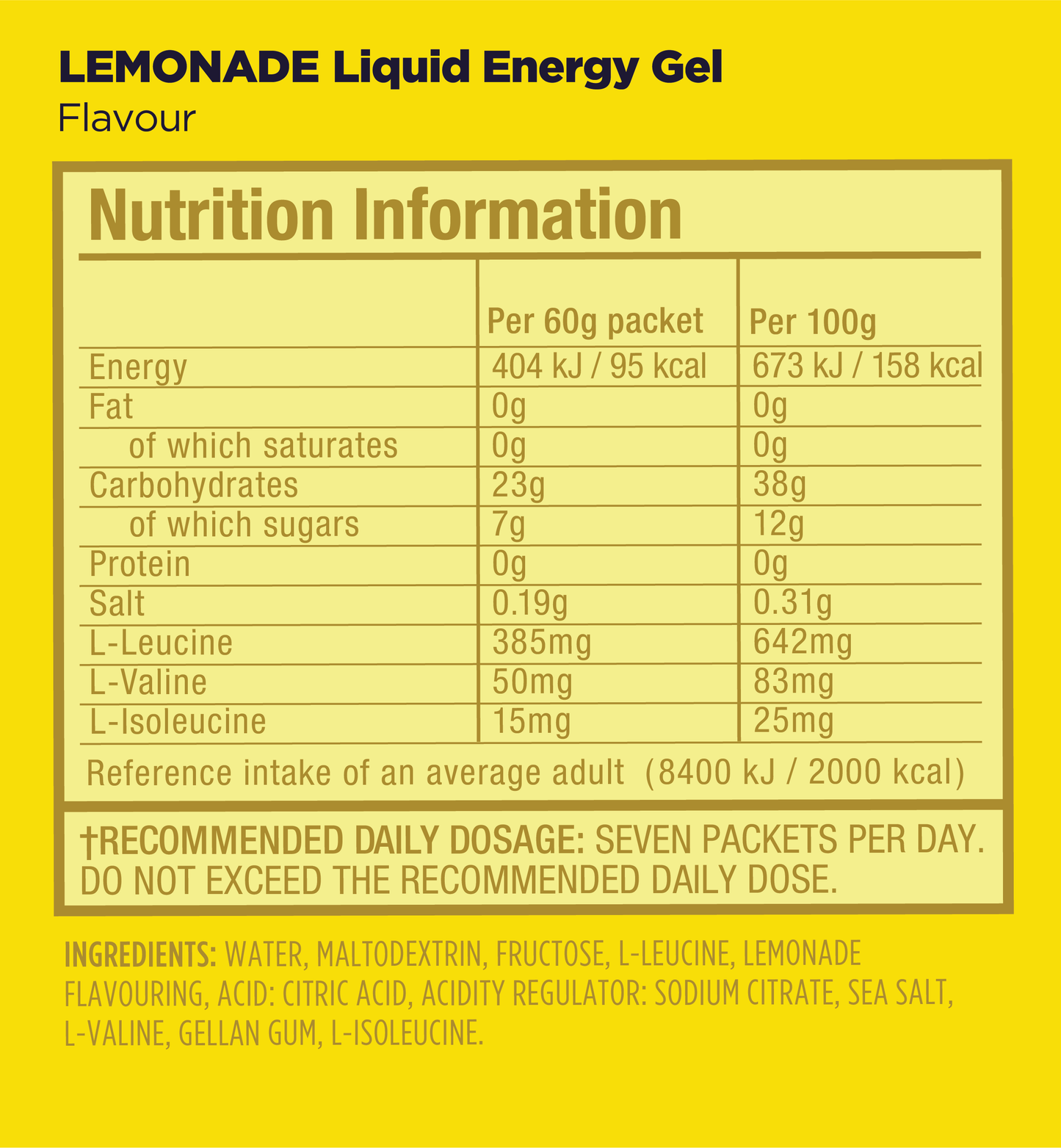 GU Liquid Energy Lemonade