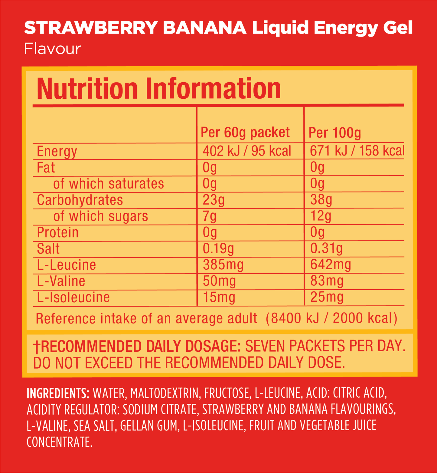 GU Liquid Energy Strawberry Banana