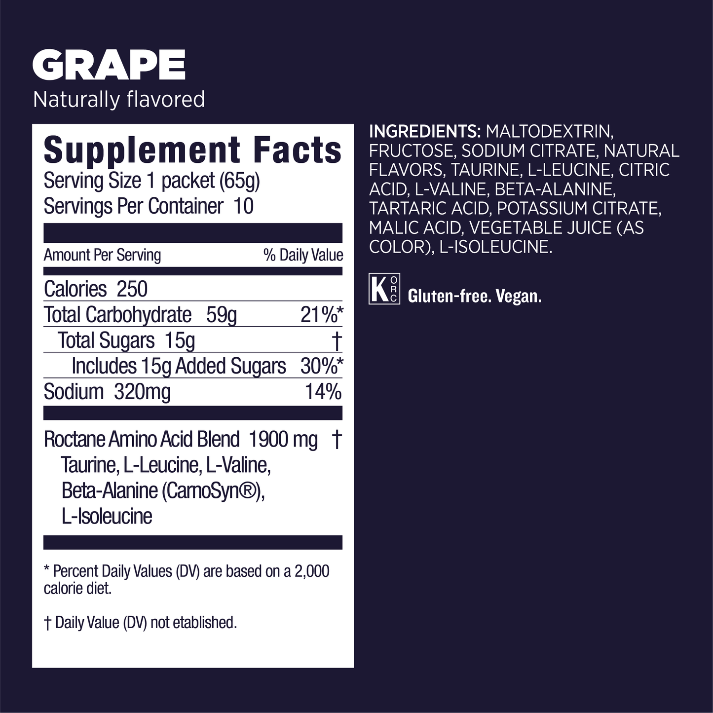 GU Roctane Energy Drink Mix Grape