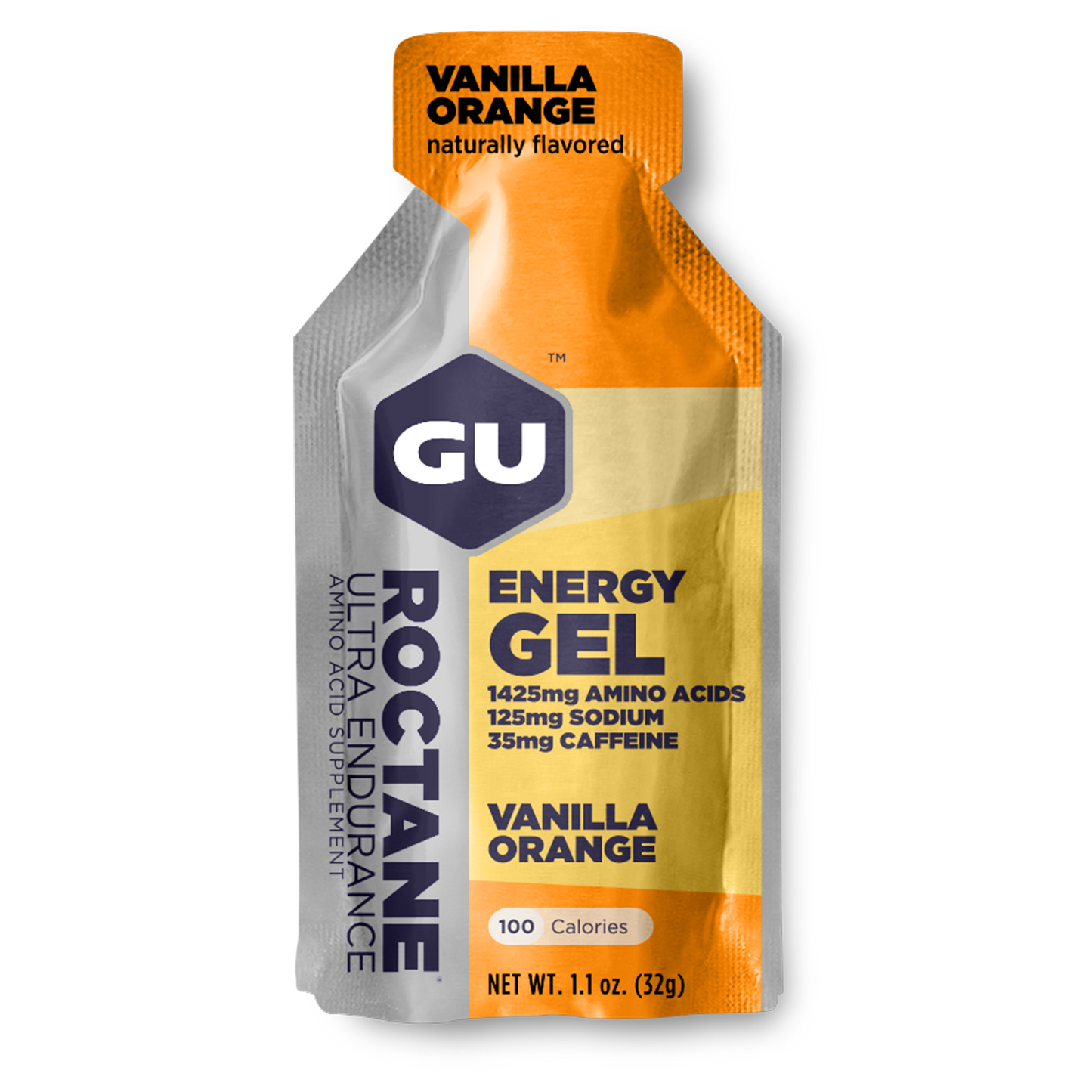 GU Roctane Gel Vanilla Orange Caffeine