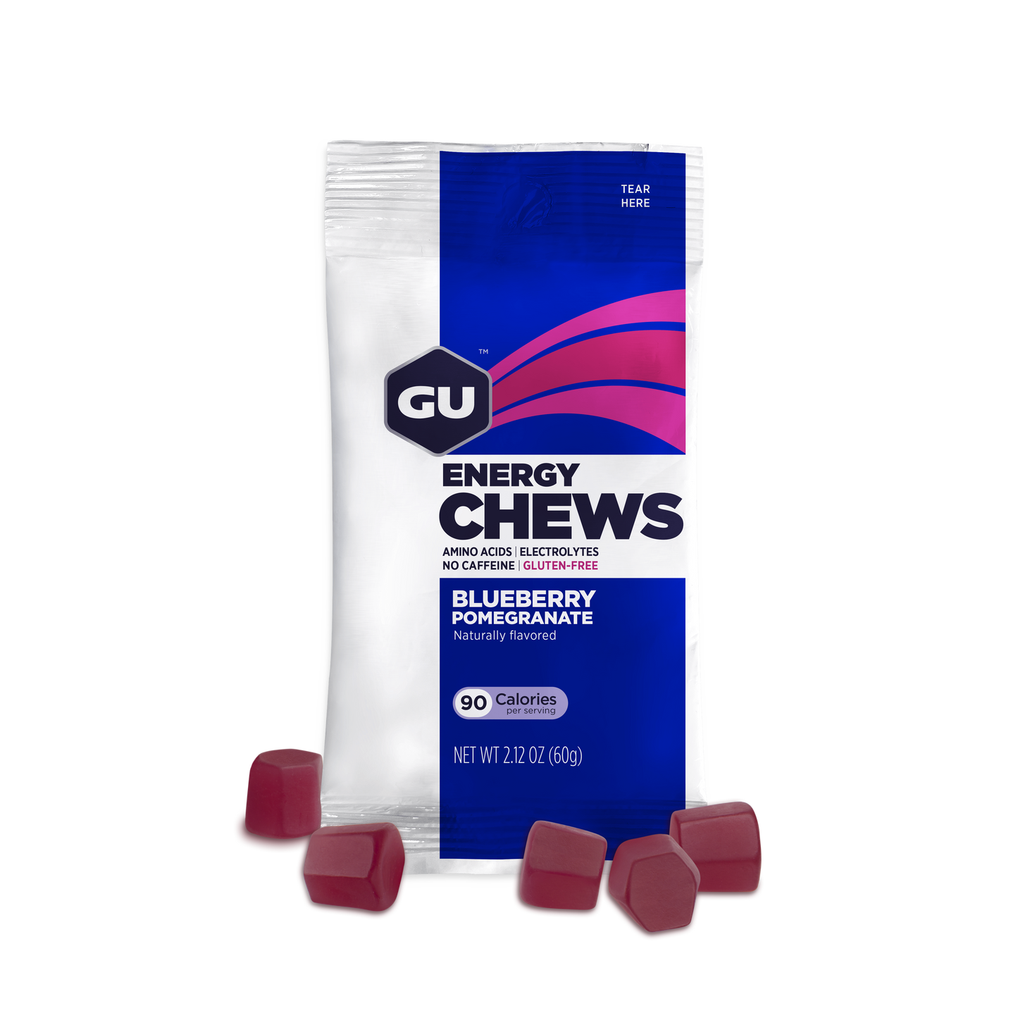 GU Energy Chews Blueberry Pomegranate