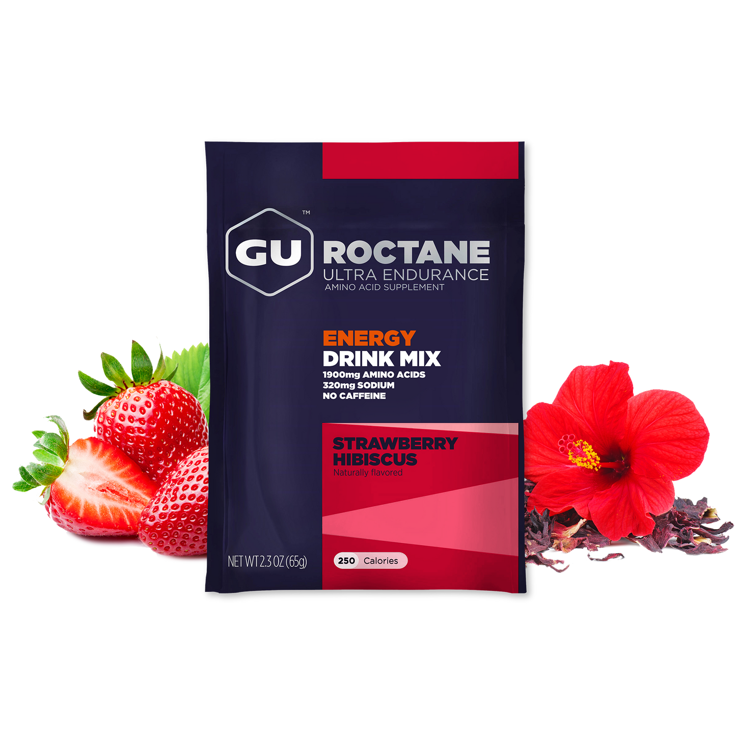 GU Roctane Energy Drink Mix Strawberry Hibiscus