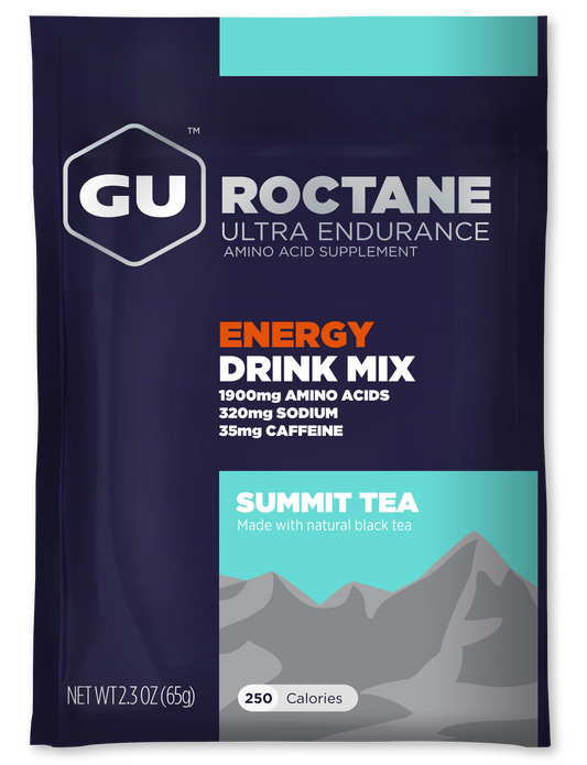 GU Roctane Energy Drink Mix Summit Tea Caffeine