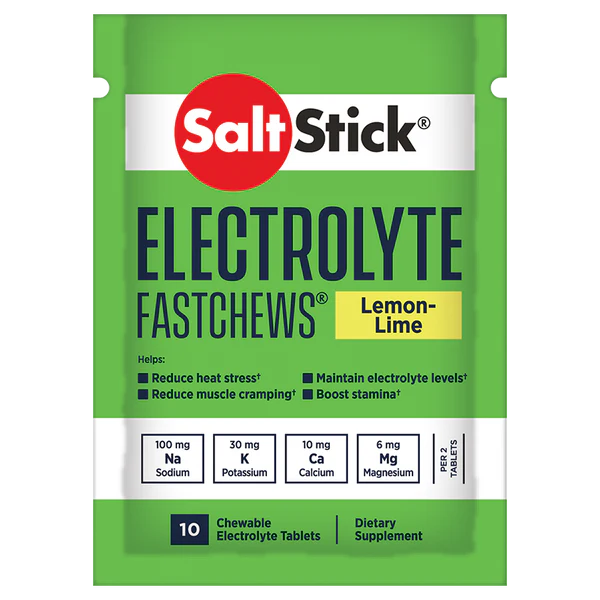 Salt Stick Fast Chews Lemon Lime 10pz