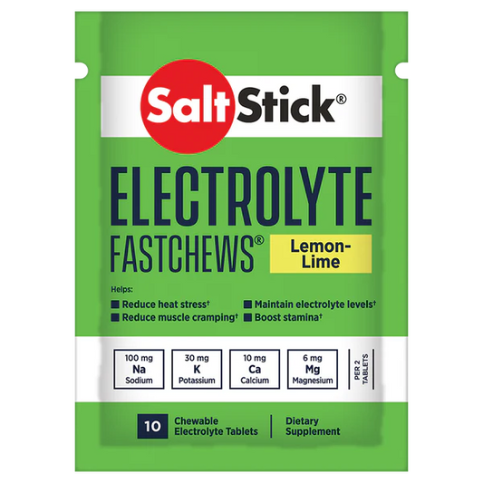 Salt Stick Fast Chews Lemon Lime 10pz